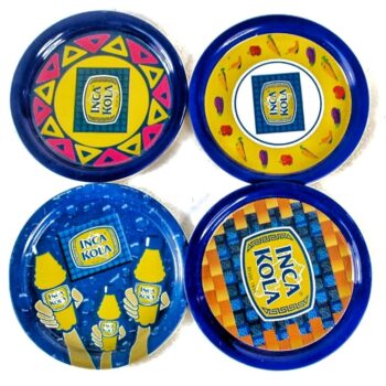 Set de 4 Posavasos Inca Kola