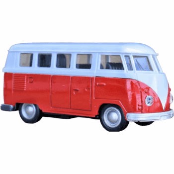 Combi Roja Metálica a Escala