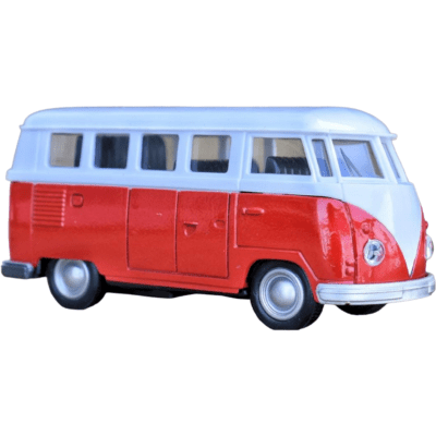 Combi Roja Metálica a Escala