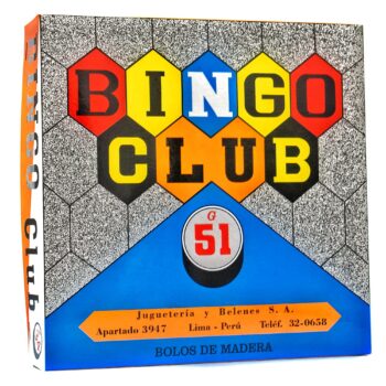 Bingo Club con Bolos de Madera
