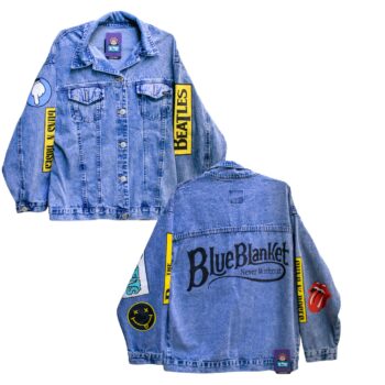 Casaca Jean Beatles Azul Intermedio