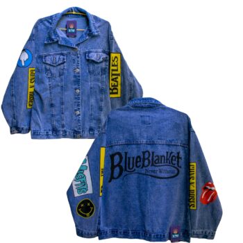 Casaca Jean Beatles Azul Oscuro