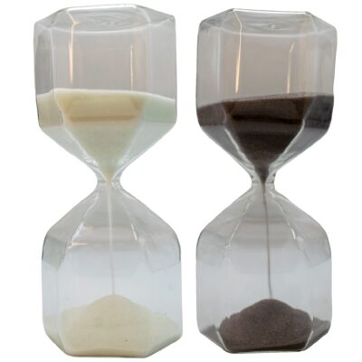 Reloj de arena pequeño Hexagonal