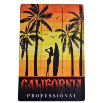 Cuadro de madera Playa