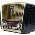 Radio Estilo Baquelita Vintage Dorado - Imagen 4