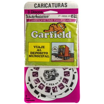 Set de 3 Discos de Garfield "Viaje al Depósito Municipal" 1978