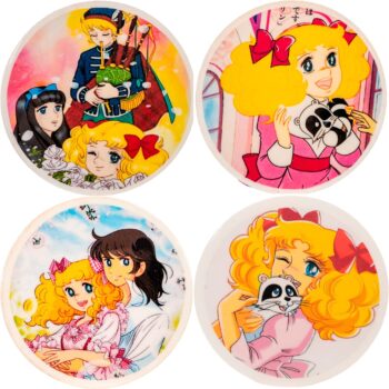 Set de 4 Posavasos de Candy