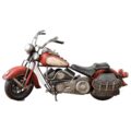 Moto Chopper Rojo con crema - Imagen 1