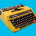 Máquina de Escribir OLYMPIA 300 amarilla - Imagen 2