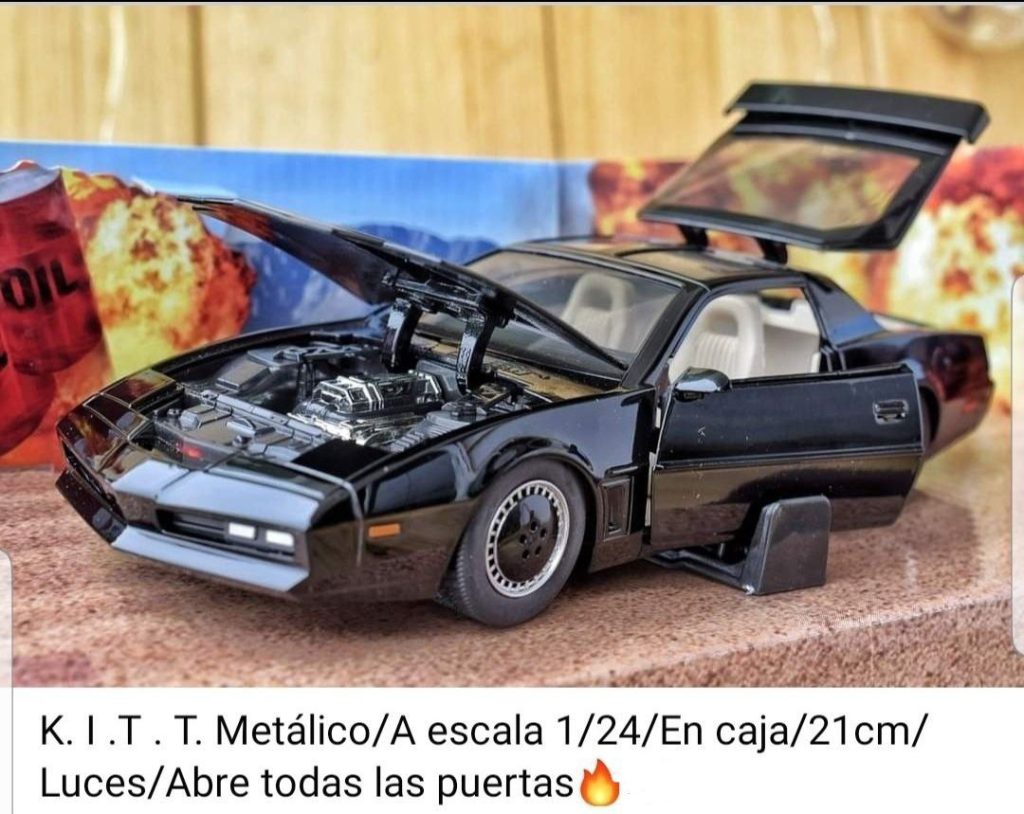 Voiture Miniature K.I.T.T. De K2000 (Knight Rider) - Échelle 1/24 - Jada Toys