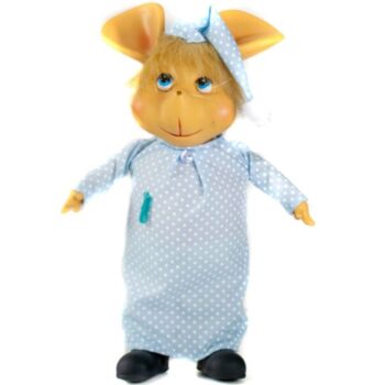 Peluche en Pijama de puntos