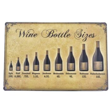 Cartelito metálico Sizes Vintage