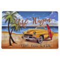 Cartelito metálico Surf Wagon - Imagen 1