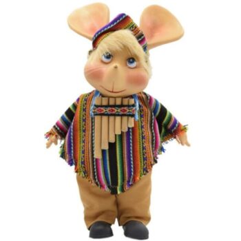 Peluche con Ropa de Ponchito