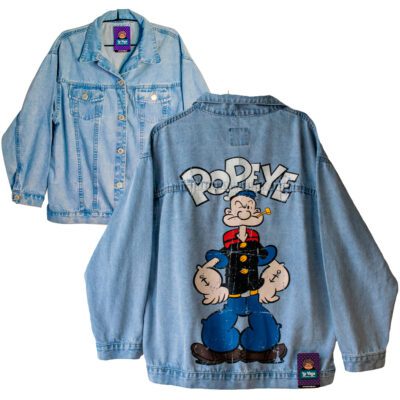 Casaca Jean Popeye Claro