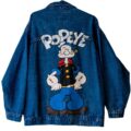 Casaca Jean Popeye Oscuro - Imagen 2