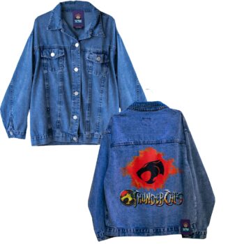 Casaca Jean Logo Thundercats Azul intermedio