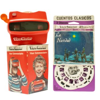 Pack de View Master Original + Set de 3 Discos de La Navidad 1989