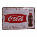 Placa decorativa Ice Cold Enjoy That Refreshin New Felling (Coca Cola) - Imagen 1