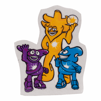 Imán Temático Ato, Kaz y Nik (Mundial Corea y Japón 2002)