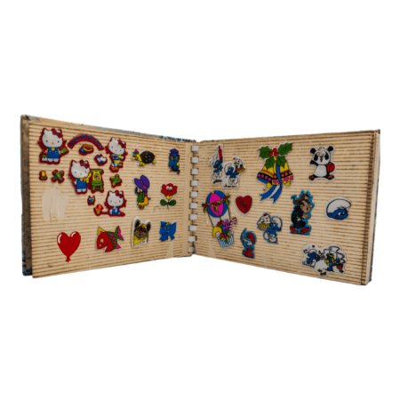 Cuaderno de Stickers Años 80 Original - Imagen 1