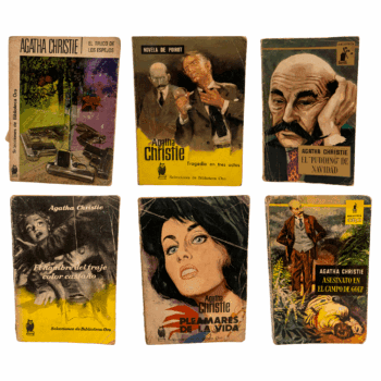 Pack 6 libros variados de Agatha Christie originales