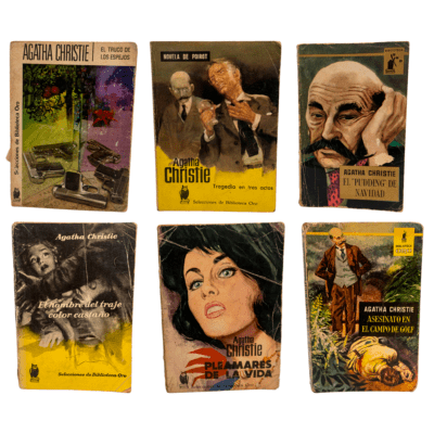 Pack 6 libros variados de Agatha Christie originales