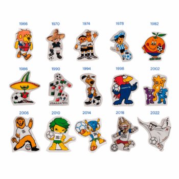 Pack Imanes mundialistas (1966-2022)