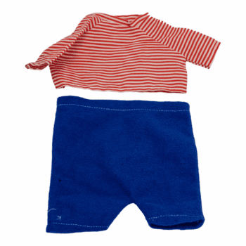 Ropa artesanal para muñeco vintage tipo orejón (compatible con Topo Gigio)