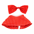 Ropa Para Mafalda rojo con puntitos rojos - Imagen 1