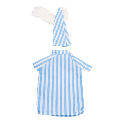 Ropa artesanal para muñeco vintage tipo orejón (compatible con Topo Gigio)