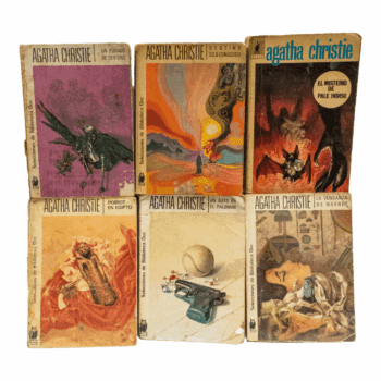 Pack 6 libros variados de Agatha Christie originales