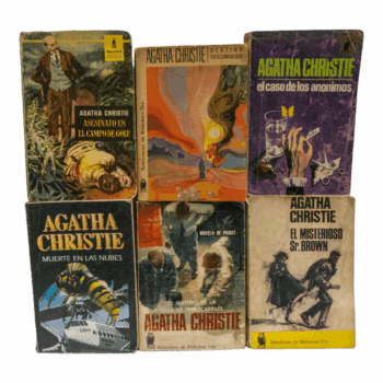 Pack 6 libros variados de Agatha Christie originales
