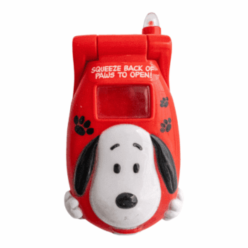 Teléfono Dispensador de Dulces de Snoopy Rojo