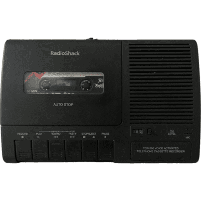Reproductor de Cassette – activada por voz