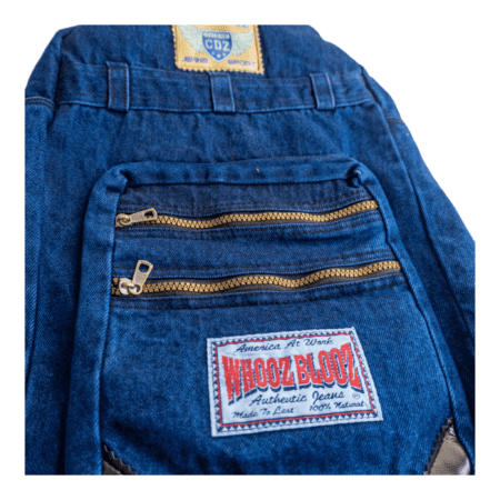 Mochila de Jean Lavado Color Oscuro - Imagen 5