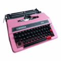 Máquina de Escribir Omega Rosada - Imagen 4