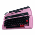 Máquina de Escribir Omega Rosada - Imagen 3