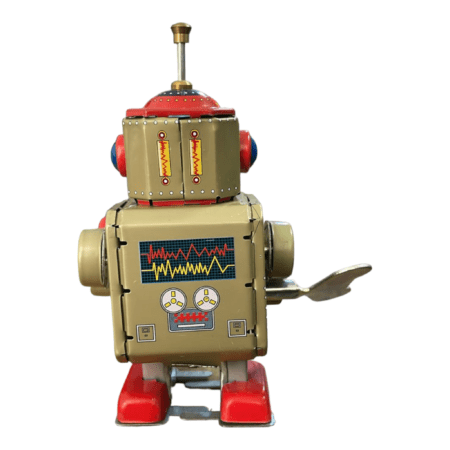Robot de hojalata a cuerda - Imagen 3