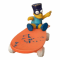Figura de Bart con Máscara en Patineta - Imagen 2