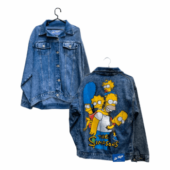 Casaca Jean Simpsons - Azul Intermedio