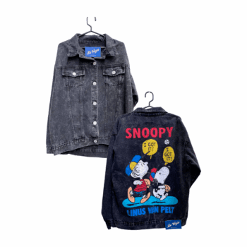 Casaca Jean Snoopy - Negra