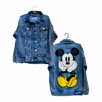 Casaca Jean Mickey Mouse - Azul Intermedio