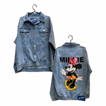 Casaca Jean Minnie - Celeste Claro