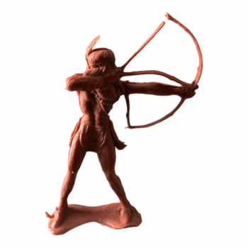 Figura de indio guerrero