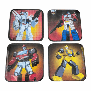 Set de 4 Posavasos de los transformers
