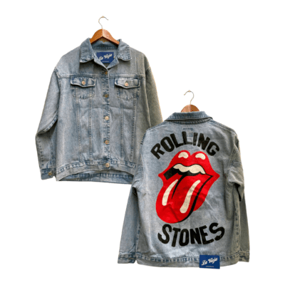 Casaca Jean Rolling Stone - Celeste Claro