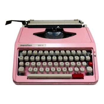 Máquina de Escribir marathon Rosada