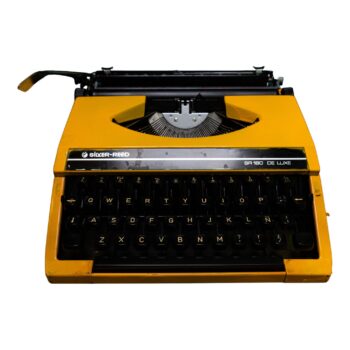 Máquina de Escribir Silver Reed Mostaza