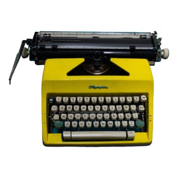 Máquina de Escribir Olimpia Amarilla
